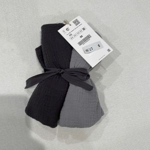 Zara baby grey thin blanket/swaddle/blanket .  Brand new.  Tags attached